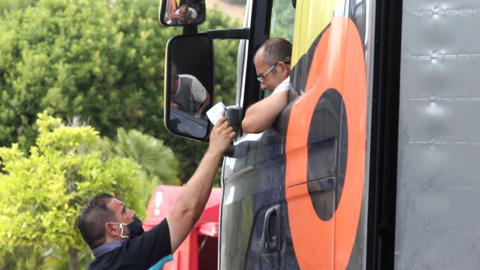 A todo el que accede al Circuito se le toma la temperatura en la entrada.