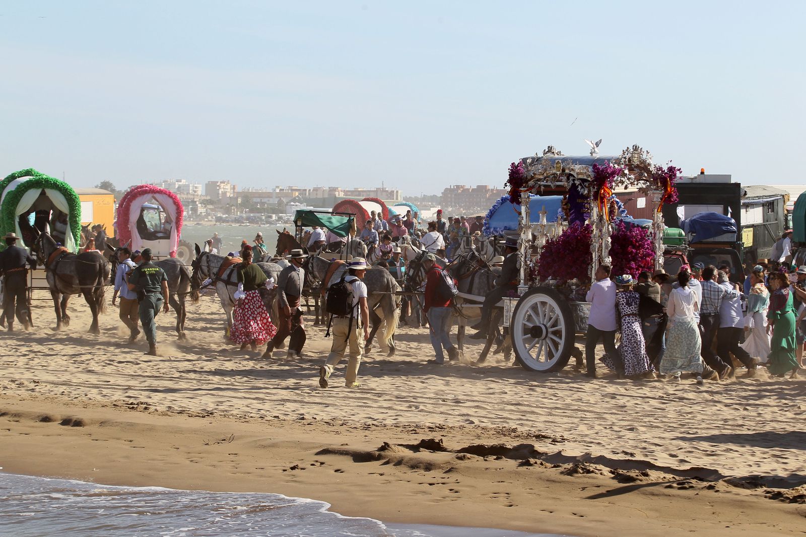 Primer día de camino de la hermandad de Jerez