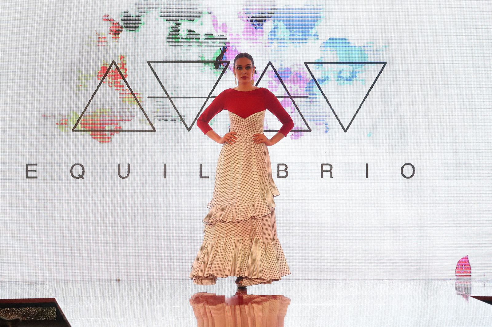 Huelva Flamenca 2023. Imágenes de la pasarela de moda flamenca de la modista Adelina Infante