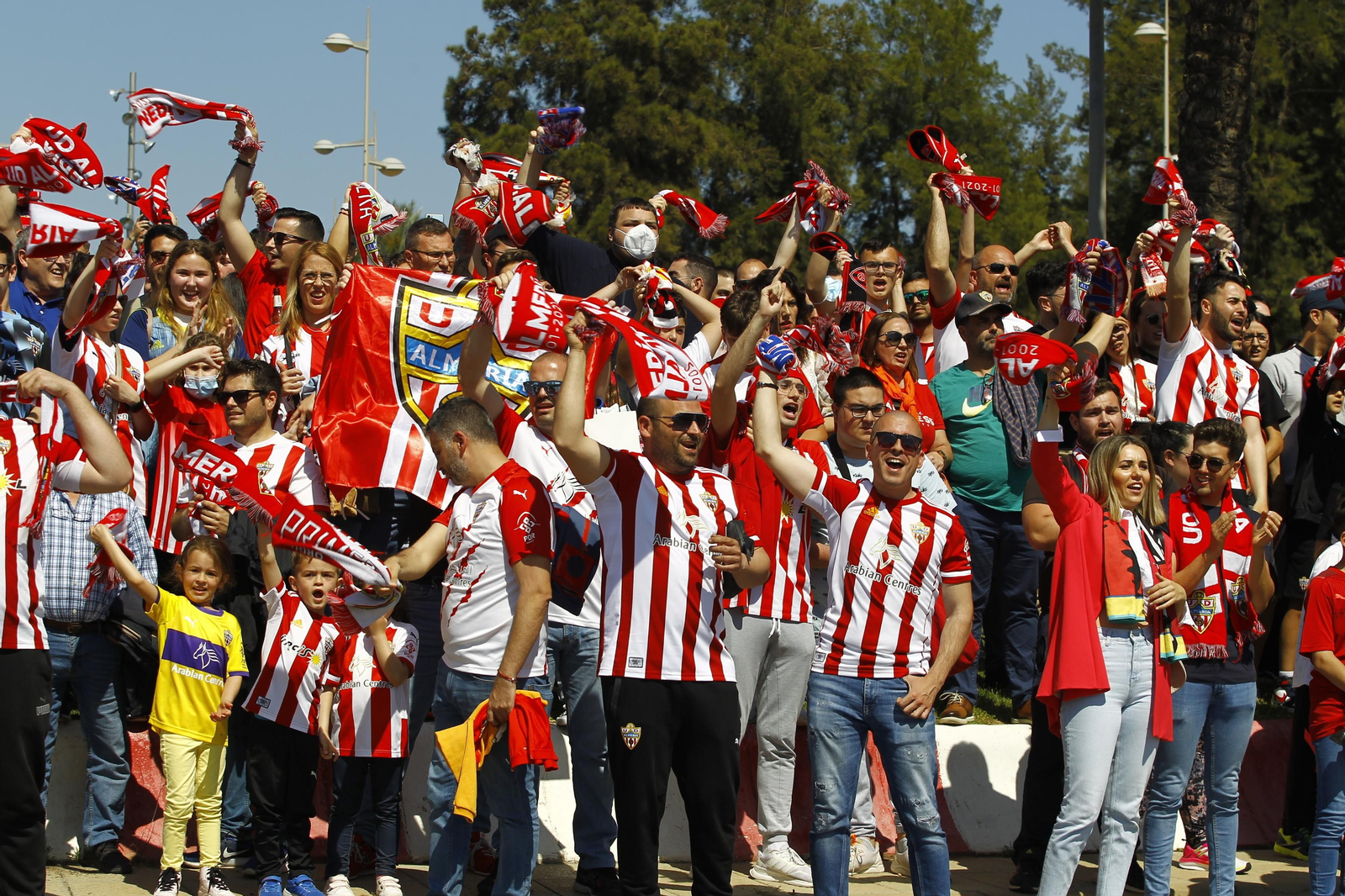 Imágenes del partido U.D. Almería-S.D. Amorebieta