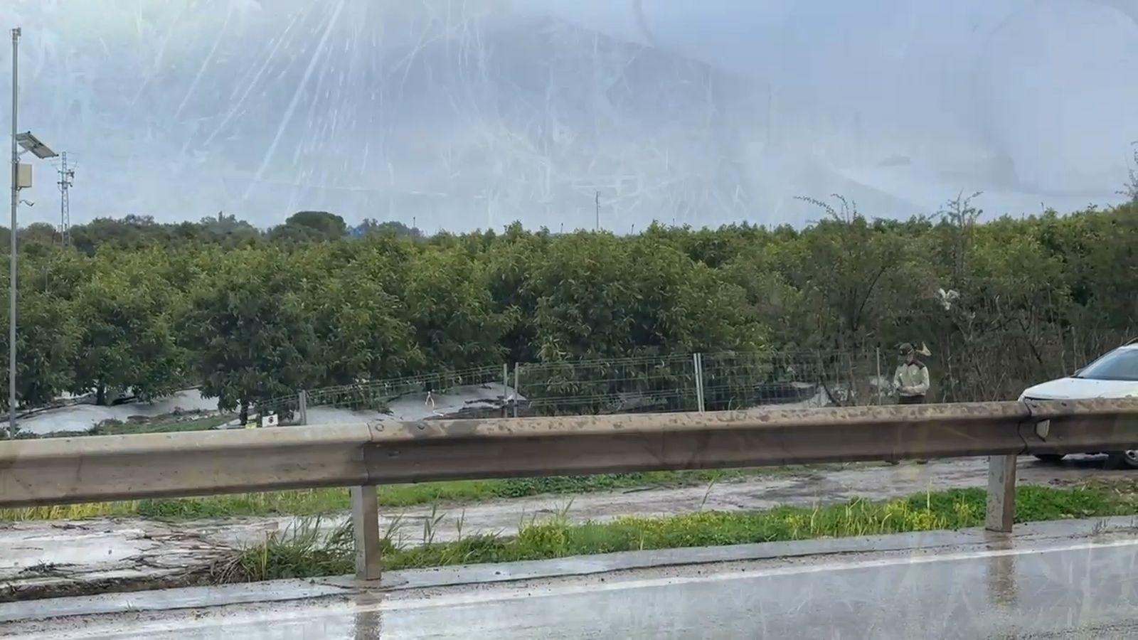 Estado del Arroyo Salado a su paso por Estella.