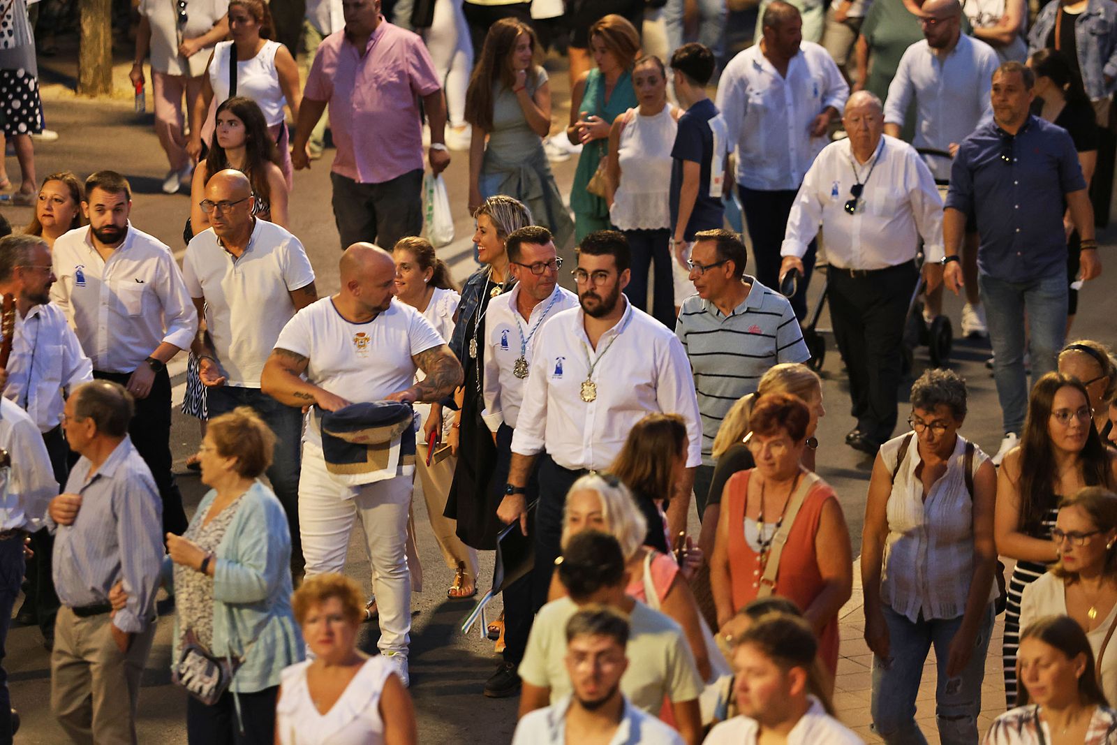 La bajada de la Virgen de La Cinta en imágenes