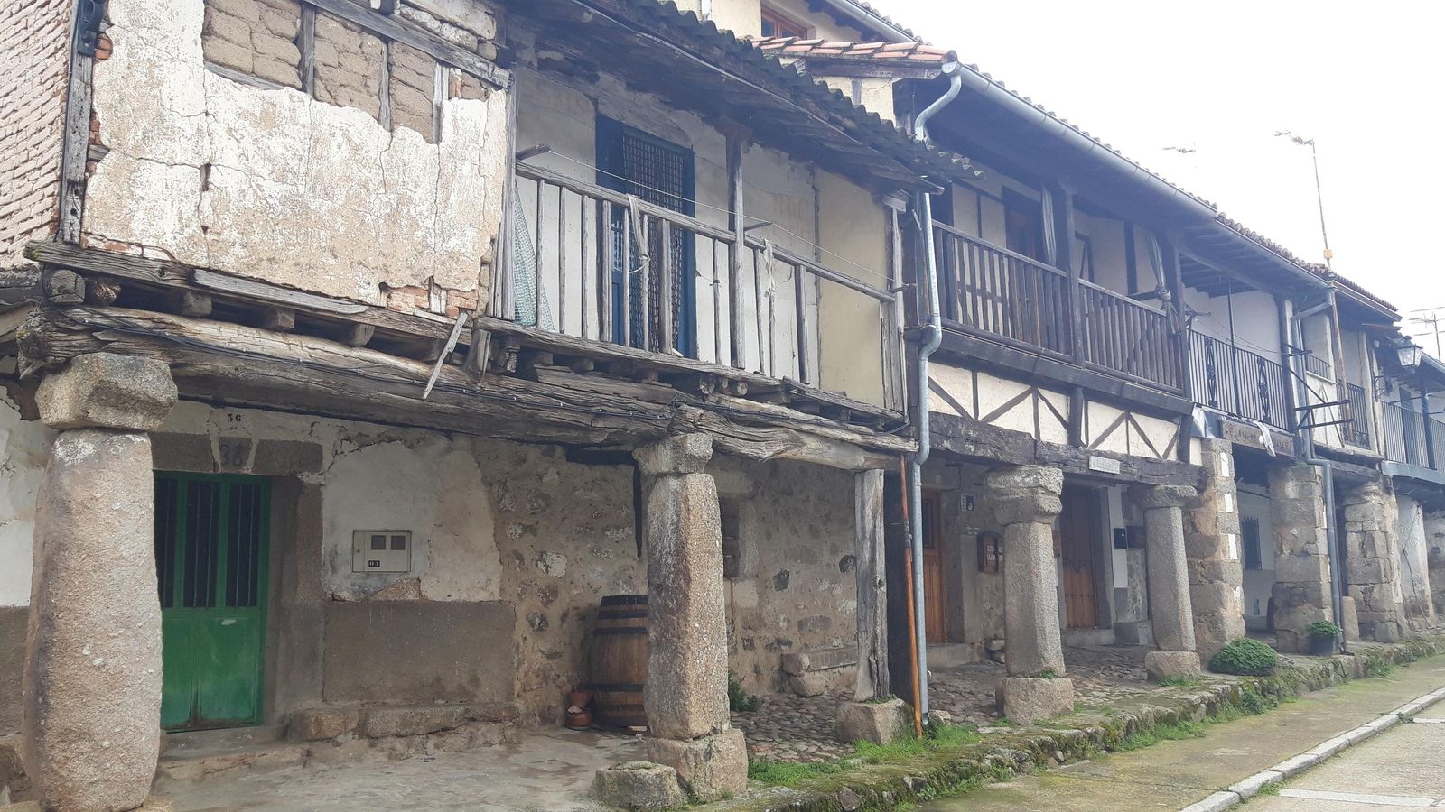 Las peculiares calles de Calzada de Béjar.