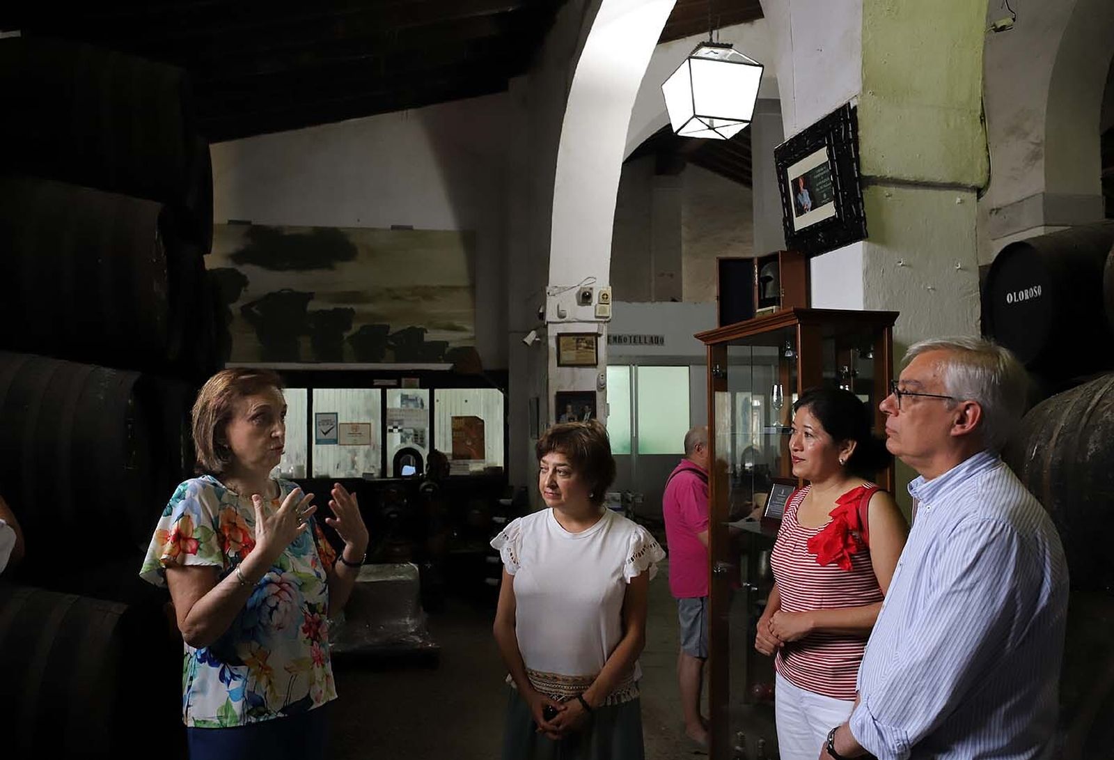 María del Carmen Borrego Plá y Ana Cabestrero Ortega, con Ana Hérica Ramos y Juan Antonio Cabello.