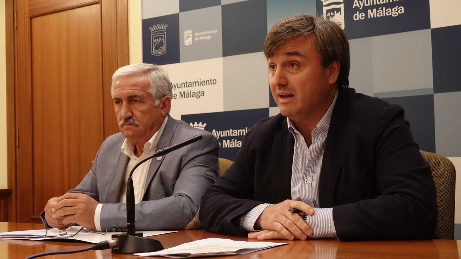 Avelino de Barrionuevo y José del Río, este jueves en rueda de prensa.