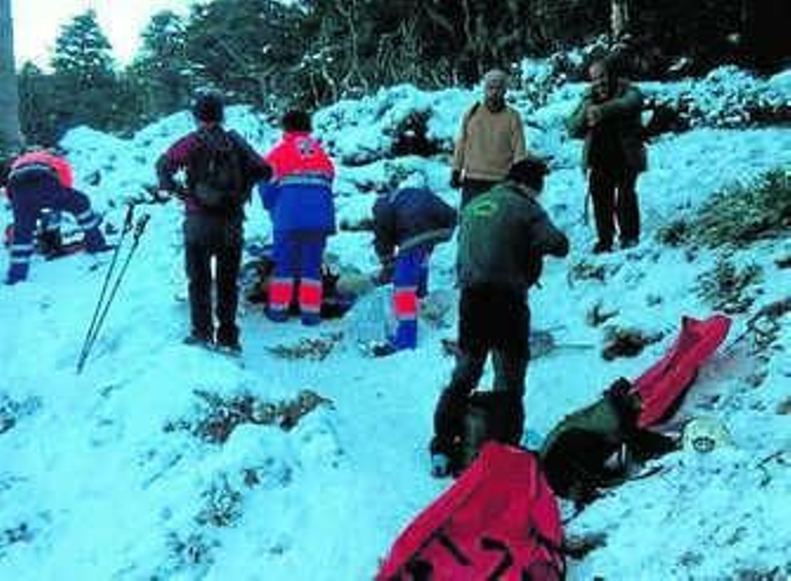 Masiva peregrinación a la nieve