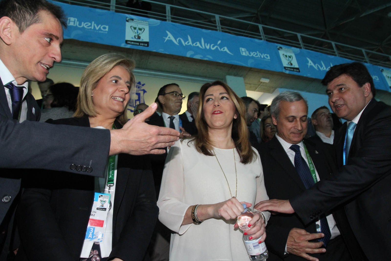 Diversas autoridades quisieron acompañar a la campeona en la gran final.