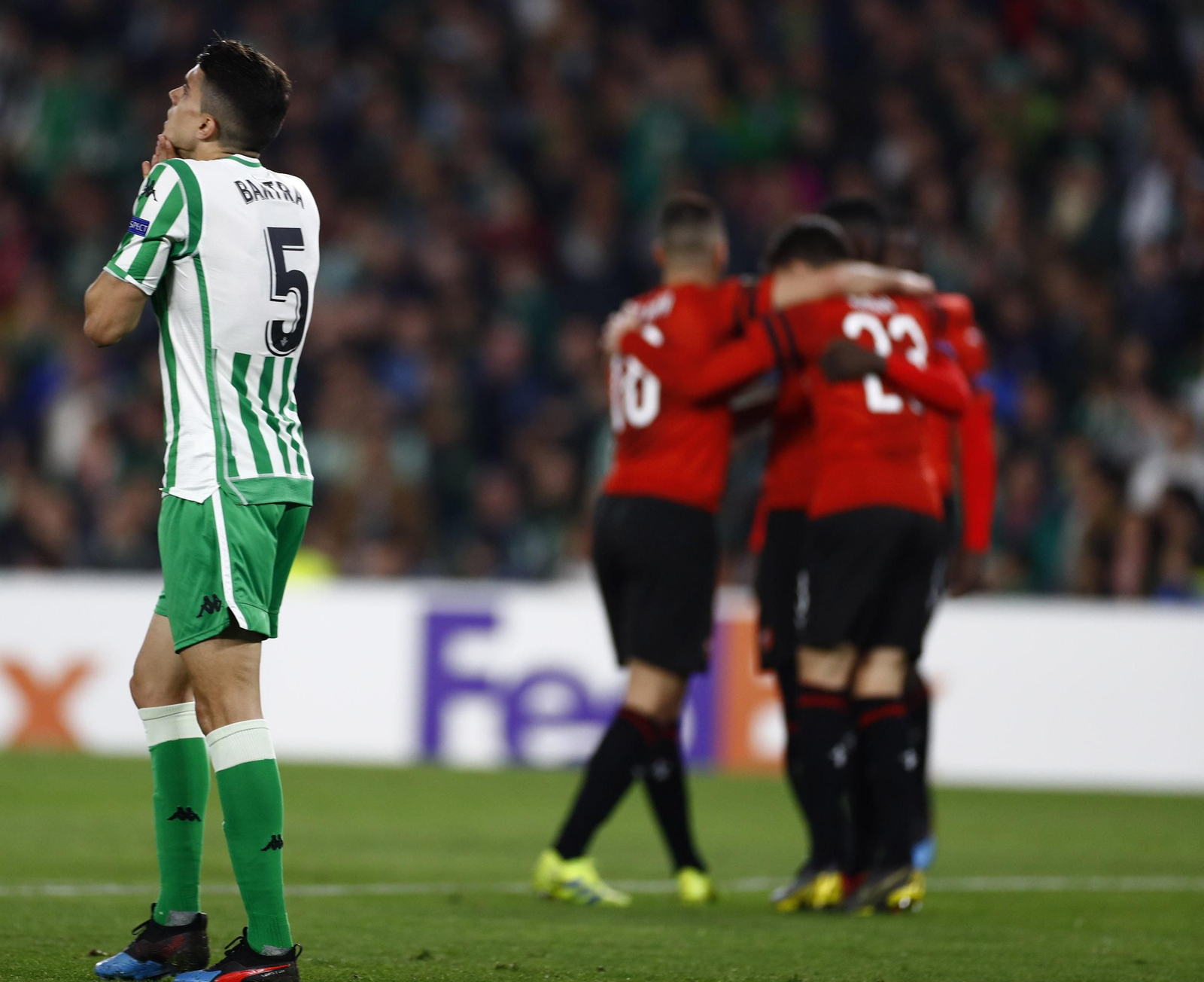 Las imágenes del Betis-Rennes