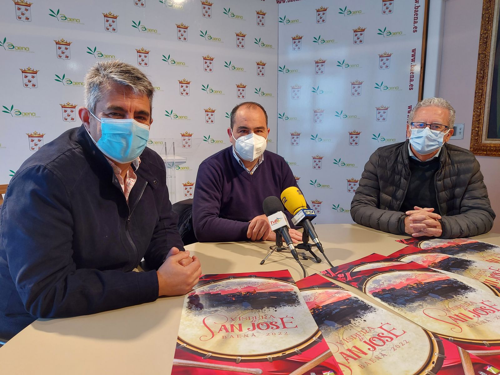 Presentación del cartel anunciador de la Víspera de San José en Baena.