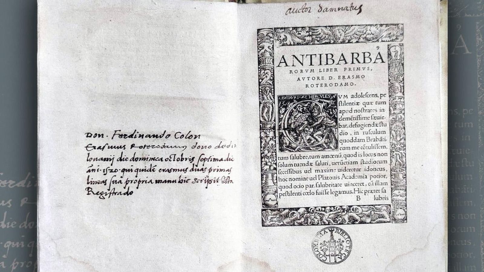 Libro contra los bárbaros (Antibarbarorum liber).