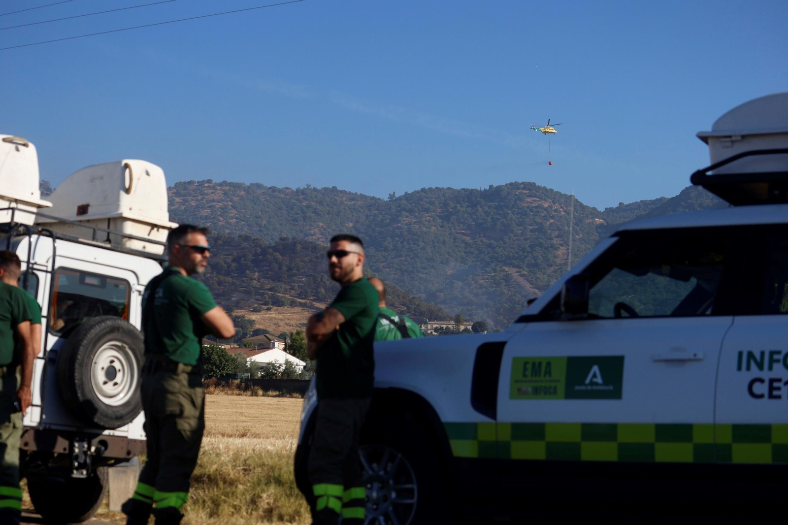 Las imágenes del incendio forestal de la Sierra de Córdoba