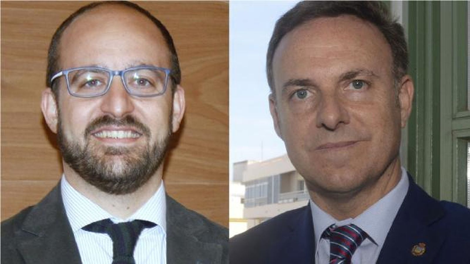 Germán Beardo (PP) y David de la Encina (PSOE)