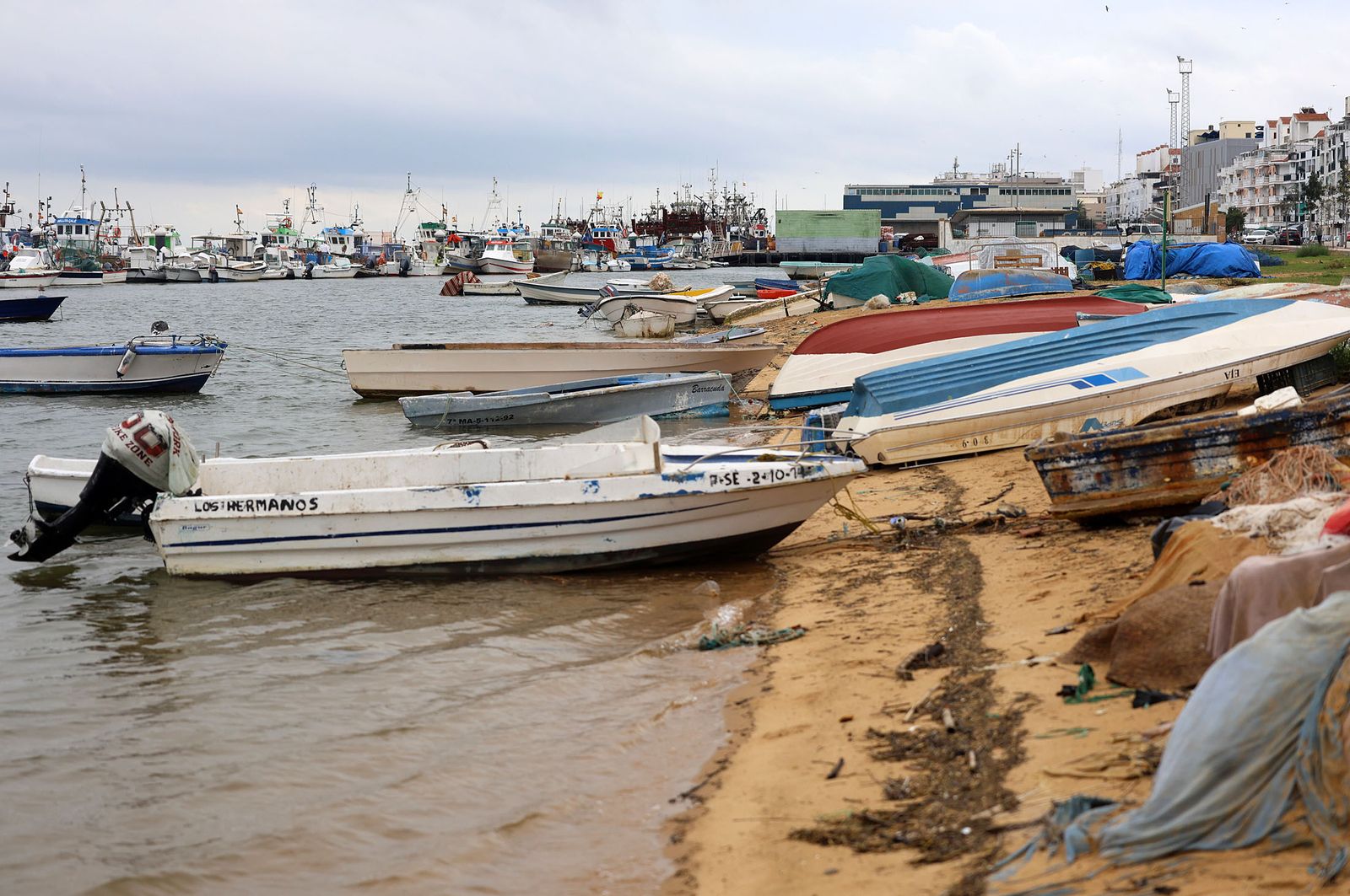 Imágenes del paso de la DANA por Huelva
