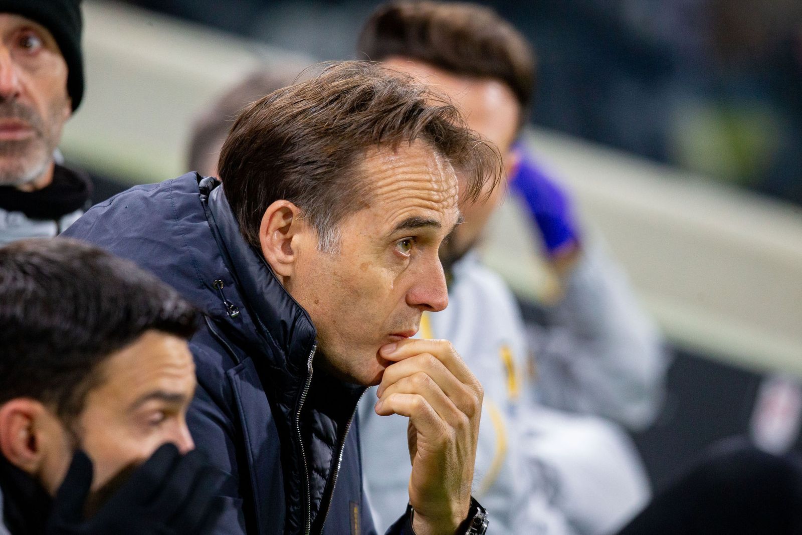 Julen Lopetegui, en un partido con el Wolverhampton