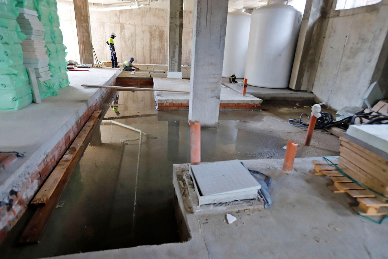 Imágenes de las obras de la residencia de estudiantes de Huelva