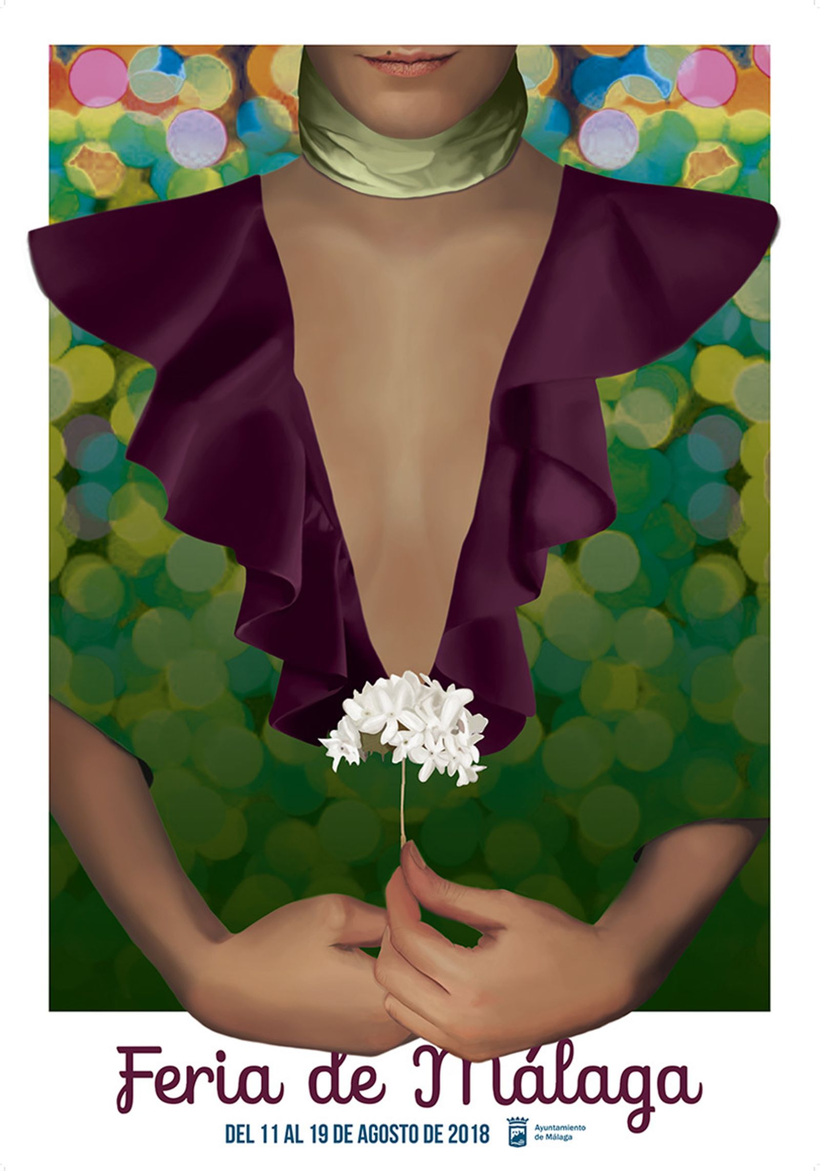 'Sinestesia', obra presentada al concurso de carteles de Feria 2018.