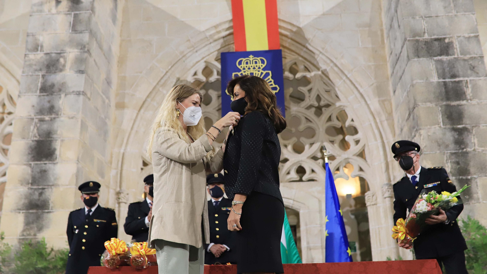 Entrega de medallas de la asociación policial Santo Angél de Jerez