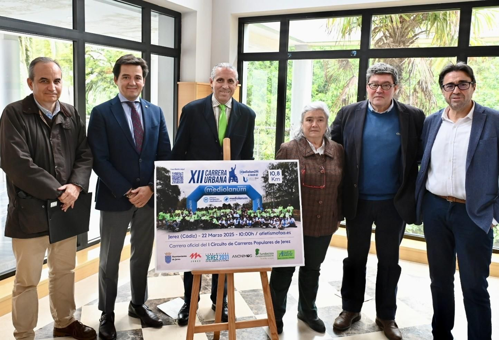 Presentación de la XII Carrera Urbana Banco Mediolanum a favor de Upacesur.