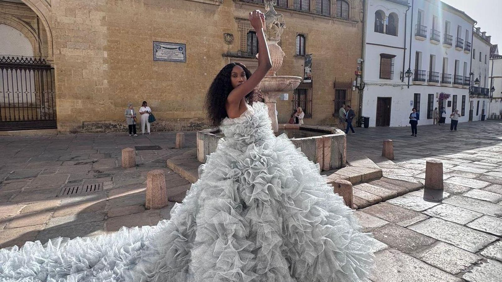 Modelo de José Perea para la Pasarela Julio Romero de Torres