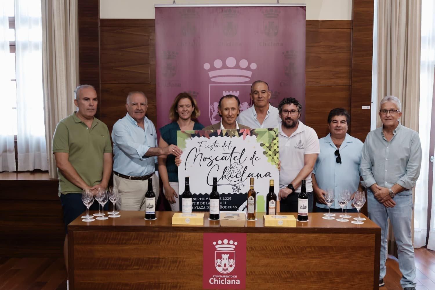 La Fiesta del Moscatel de Chiclana se celebrará el 19 de septiembre en la plaza de Las Bodegas