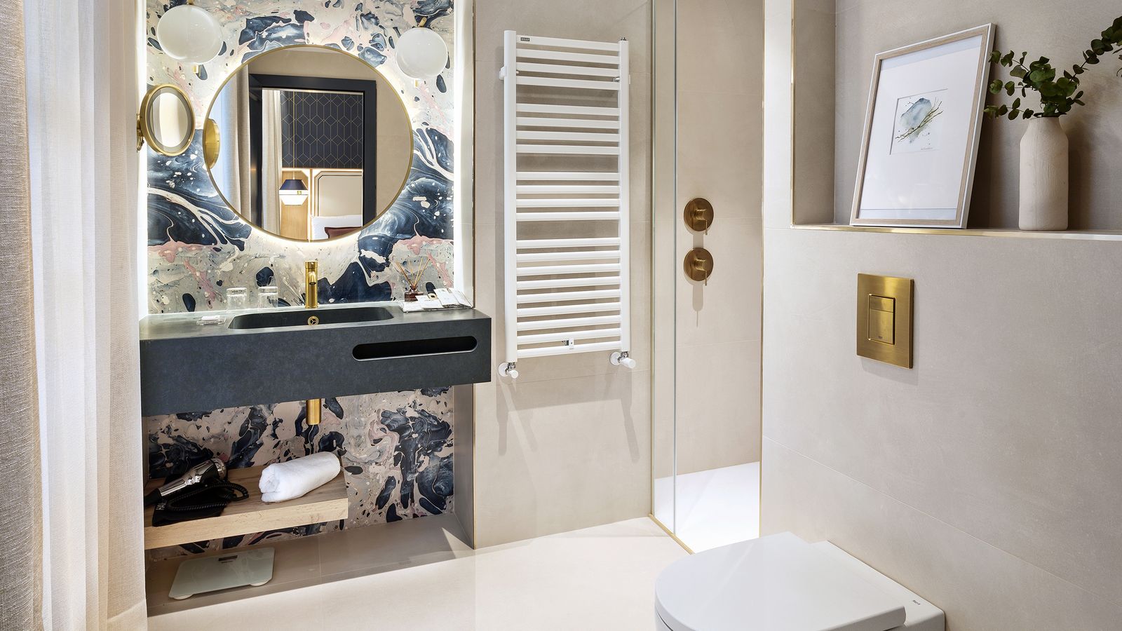 Otra de las habitaciones del nuevo hotel Catalonia Puerta del Mar de Málaga.