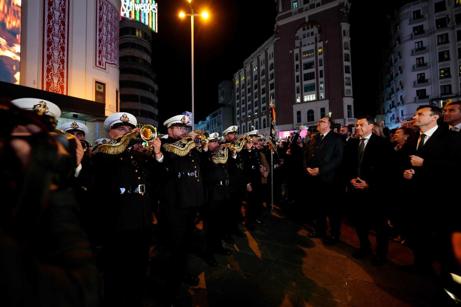 La Banda del Rosario actúa en el centro de Madrid