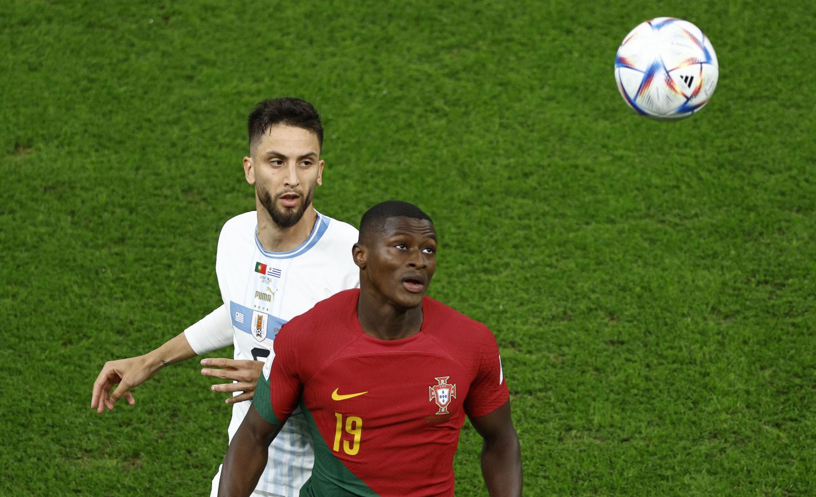 Las imágenes del Portugal - Uruguay