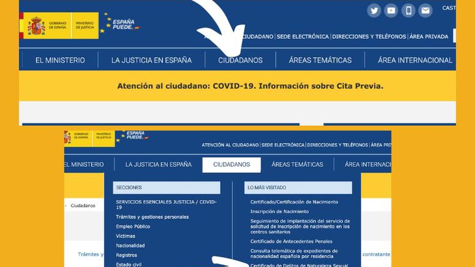 Primera parte del proceso