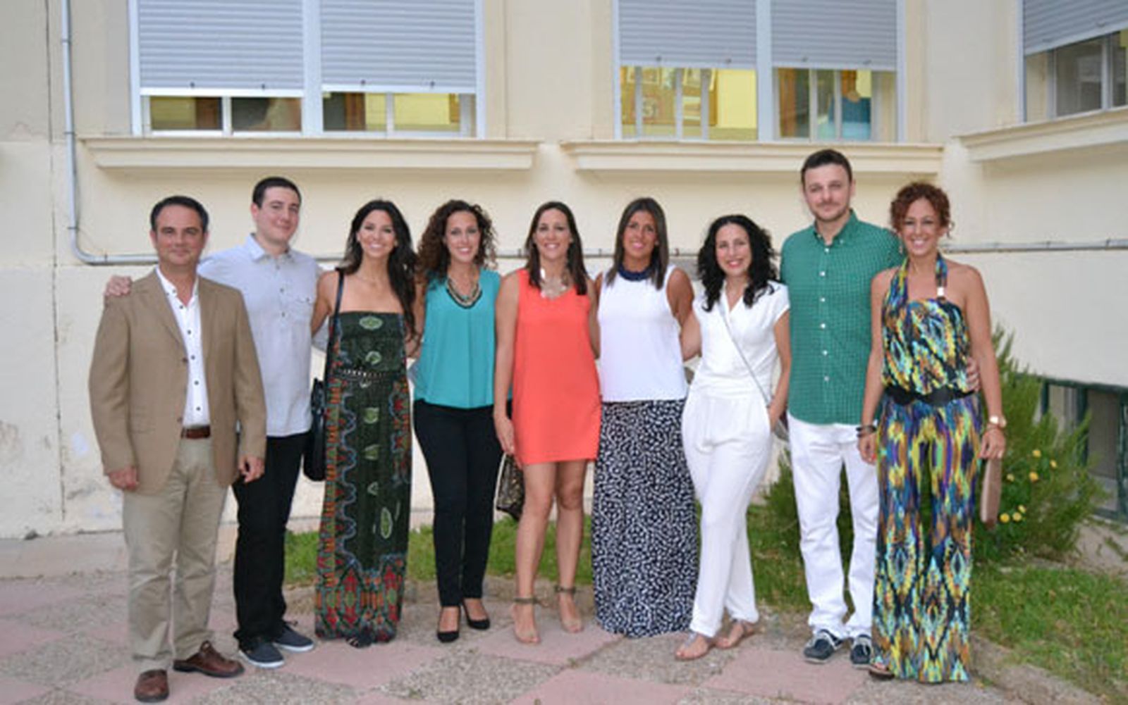 Juan Luis Bejarano, David Romero, Ana Freire, Silvia Pinto, Mónica Jiménez, Laura Núñez, Irene García, Helio Barranco y Gema Salazar.

Foto: Ignacio Casas de Ciria
