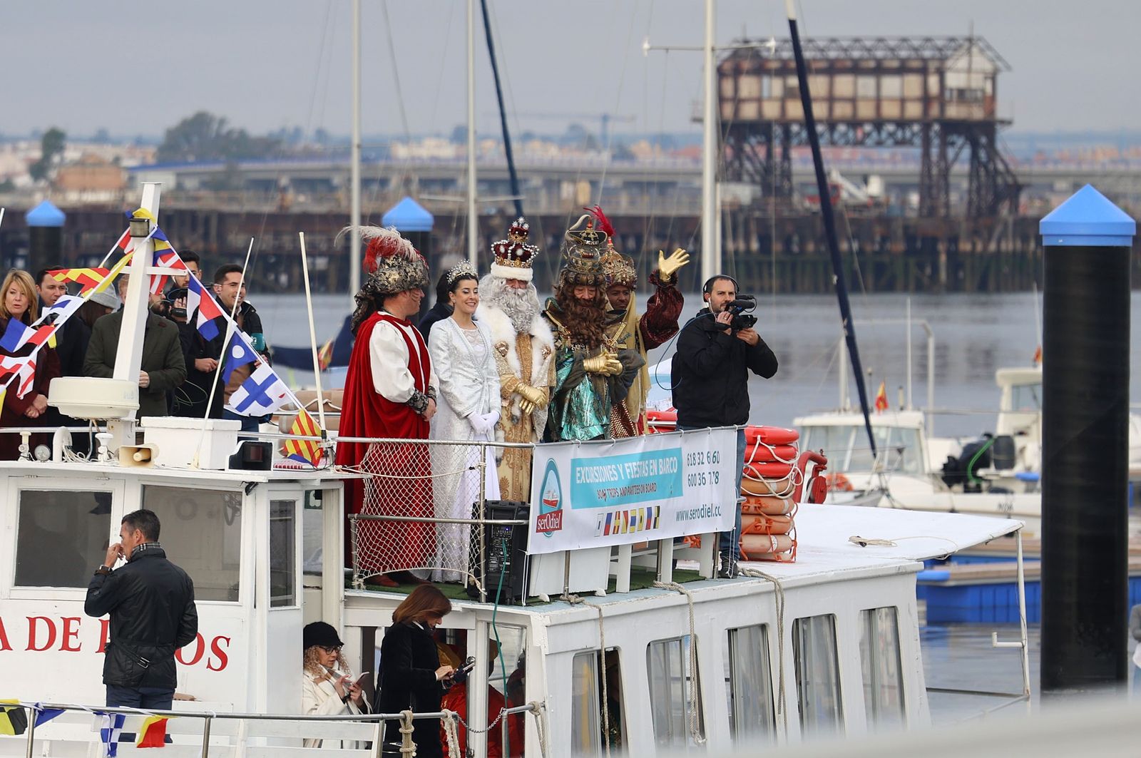 Llegada de los Reyes Magos del año 2025.