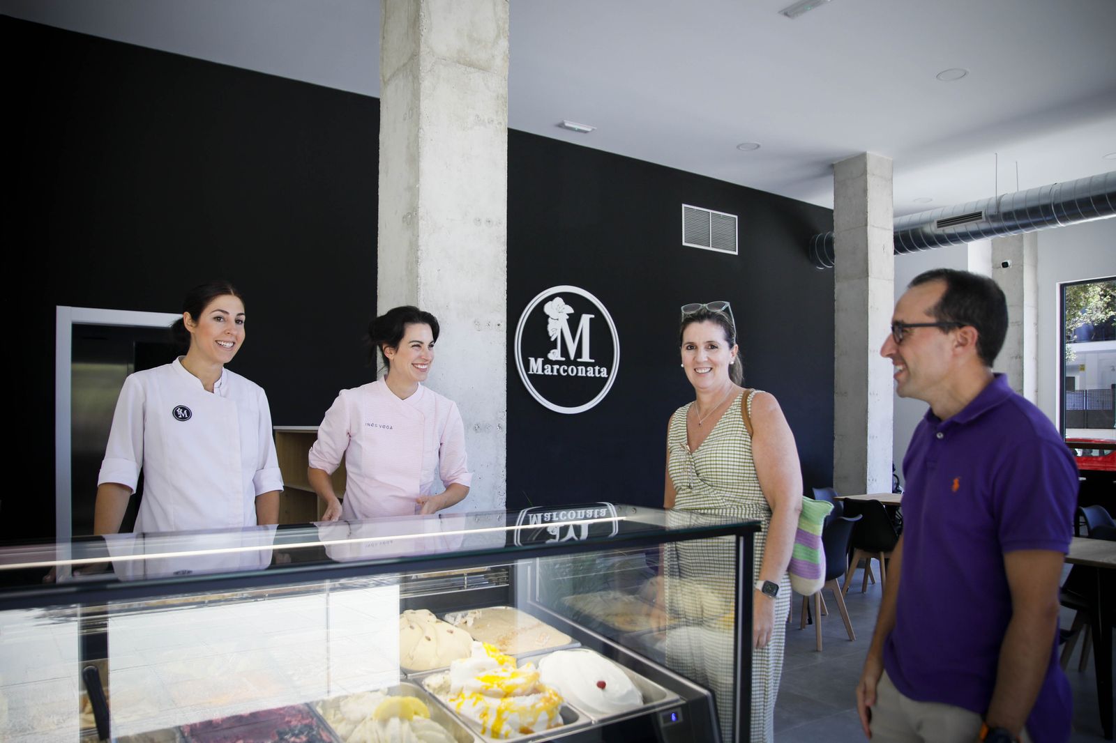 Imágenes de la heladería Marconata en Almería