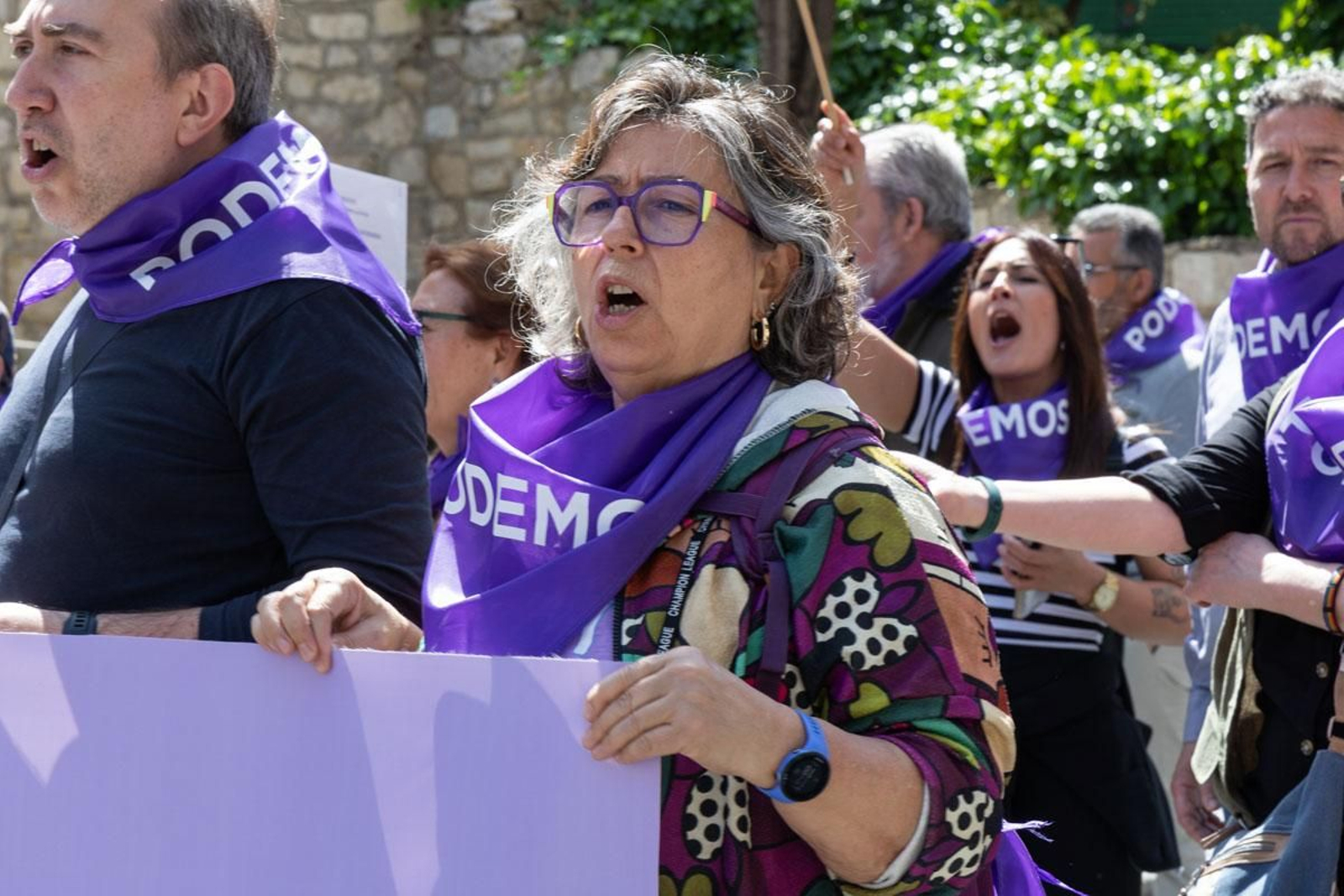 Manifestación convocada por el 1º de Mayo