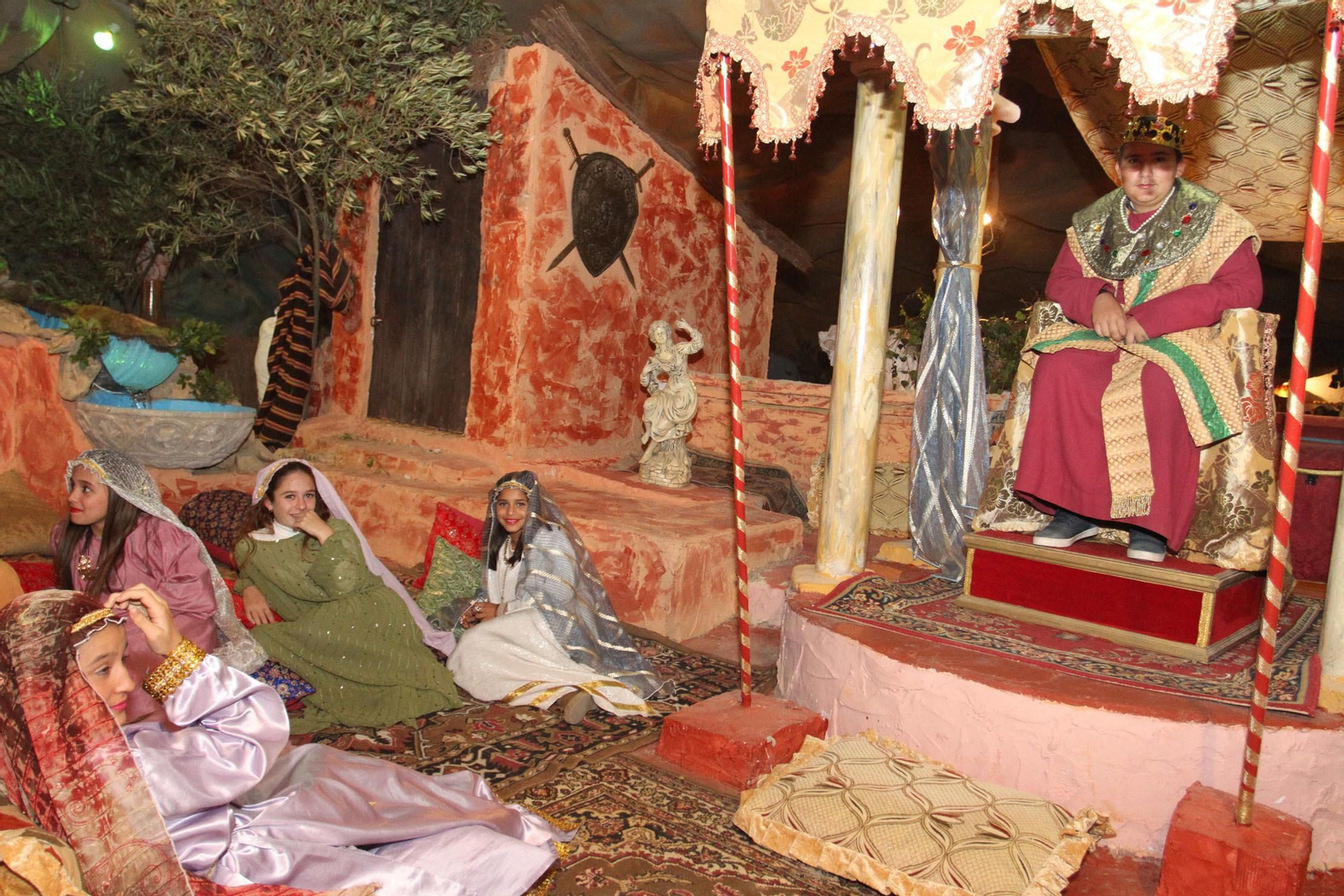 Imágenes de la inauguración del Belén viviente de Beas