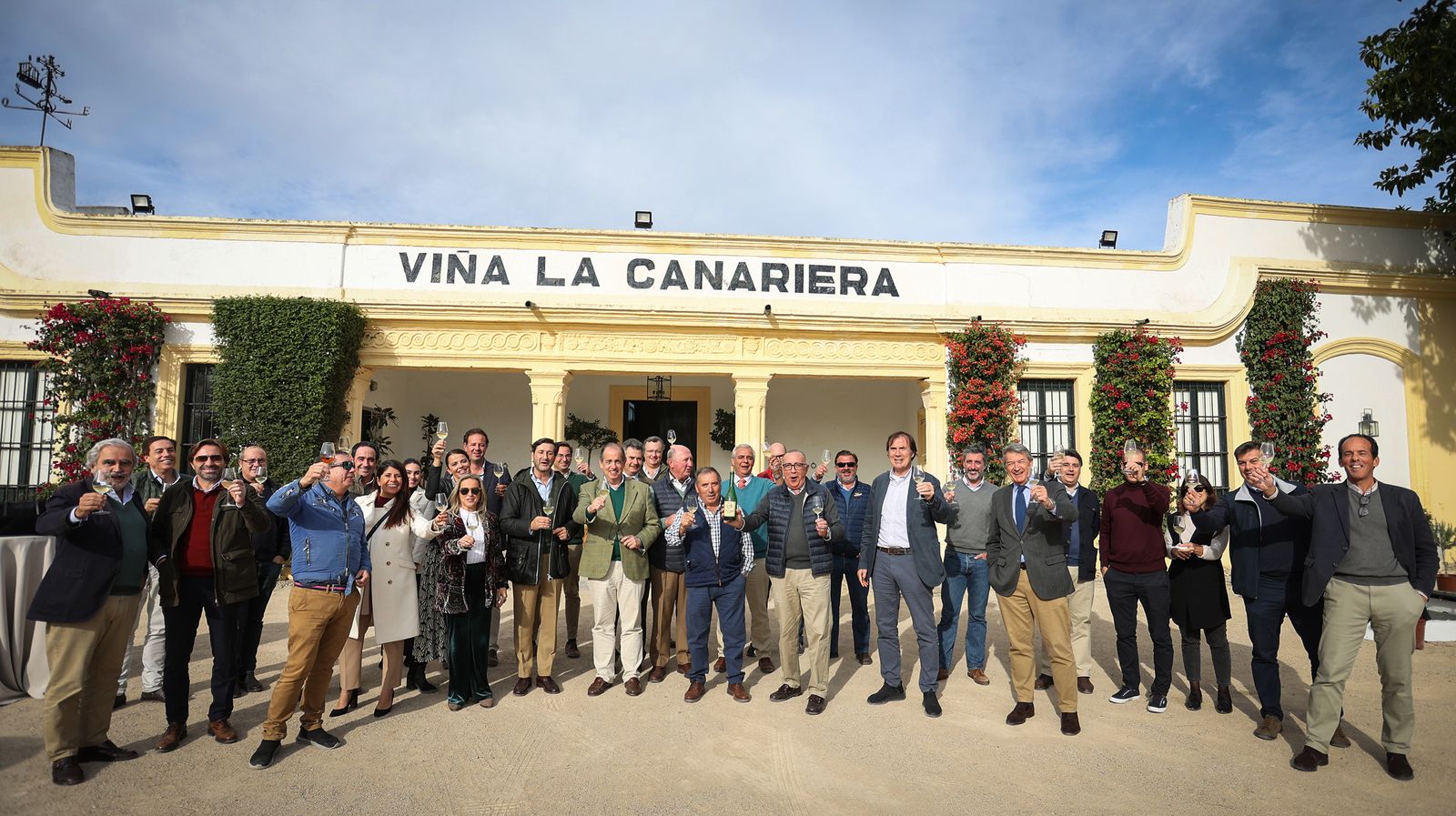 González Byass presenta el mosto de este año en la viña La Canariera