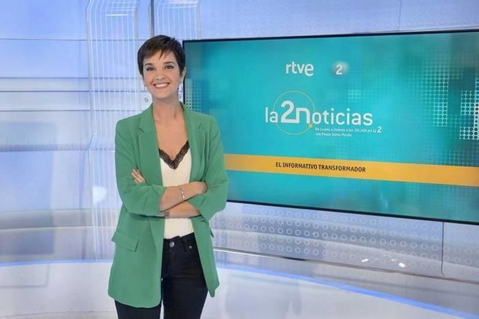 Paula Sáinz-Pardo en 'La 2 Noticias'