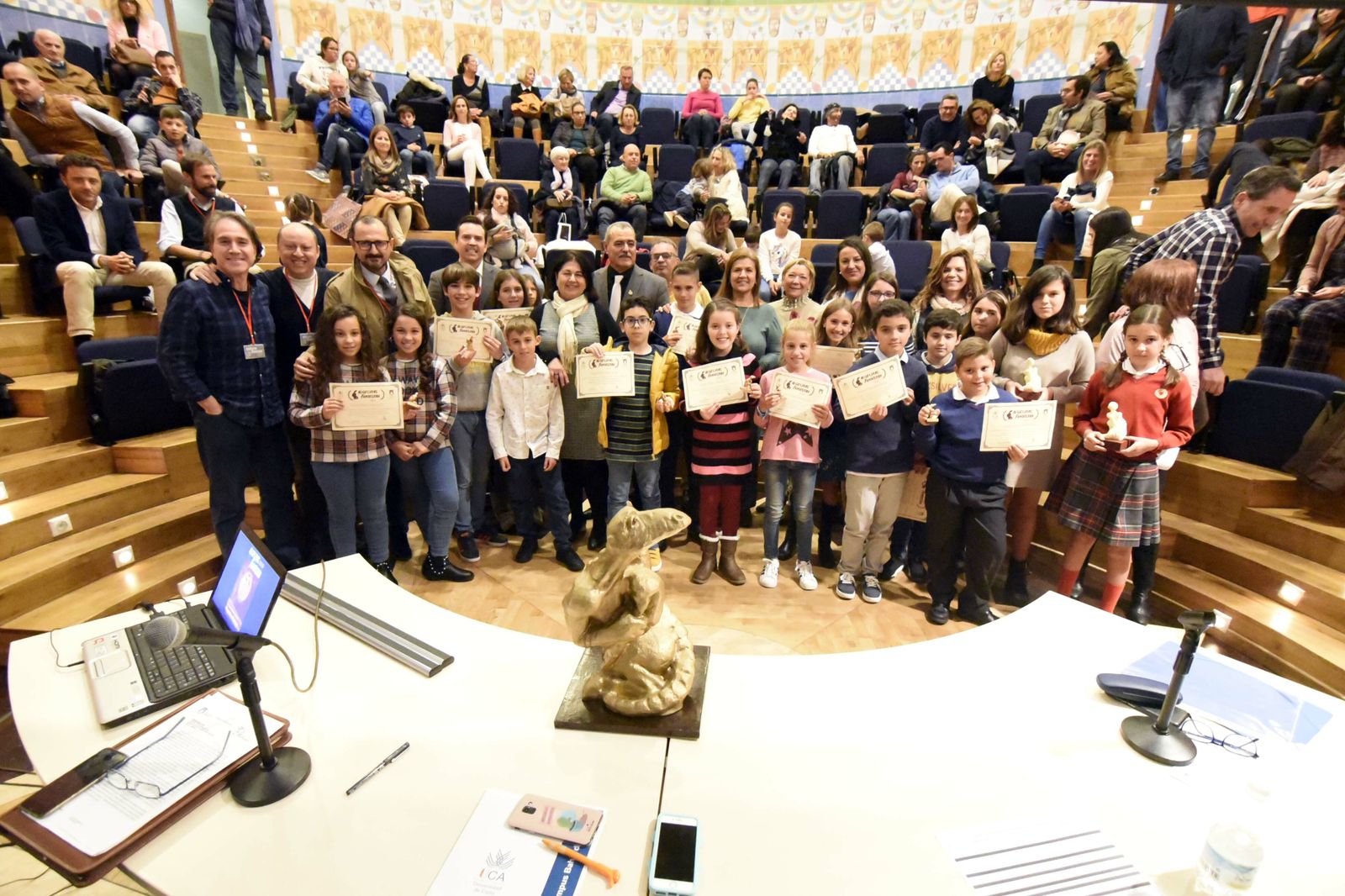 Ganadores y participantes en el certamen literario de Algeciras Fantástika