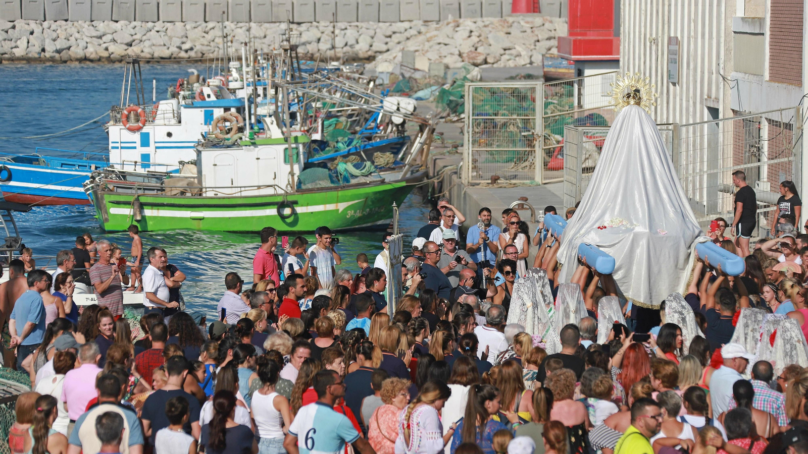 Las mejores fotos de la procesión de la Virgen del Carmen en La Línea