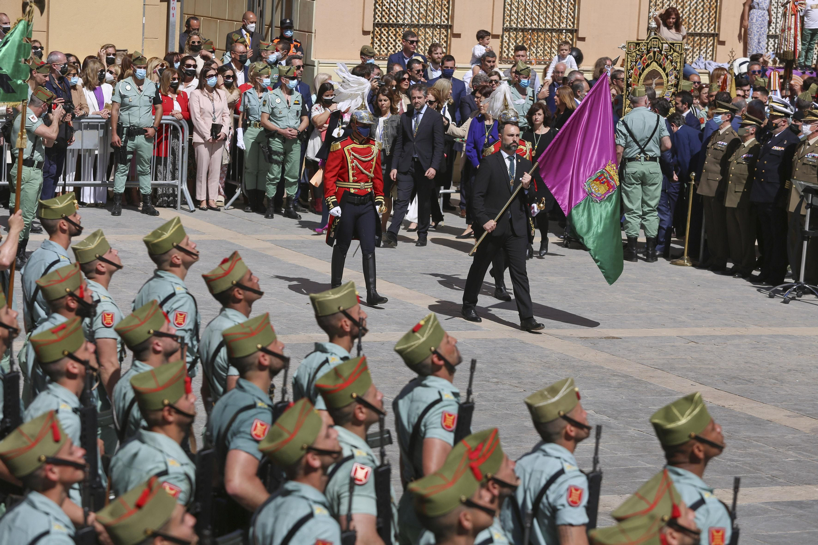 Las fotos de la Legión, en el Jueves Santo de Málaga