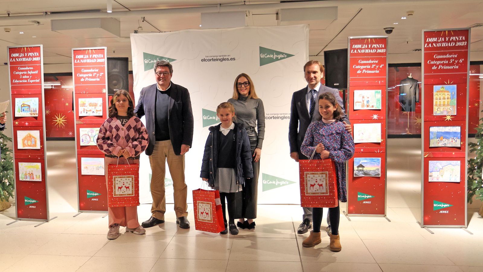 'Concurso Infantil Dibuja y Pinta la Navidad 2023' de El Corte Inglés Jerez