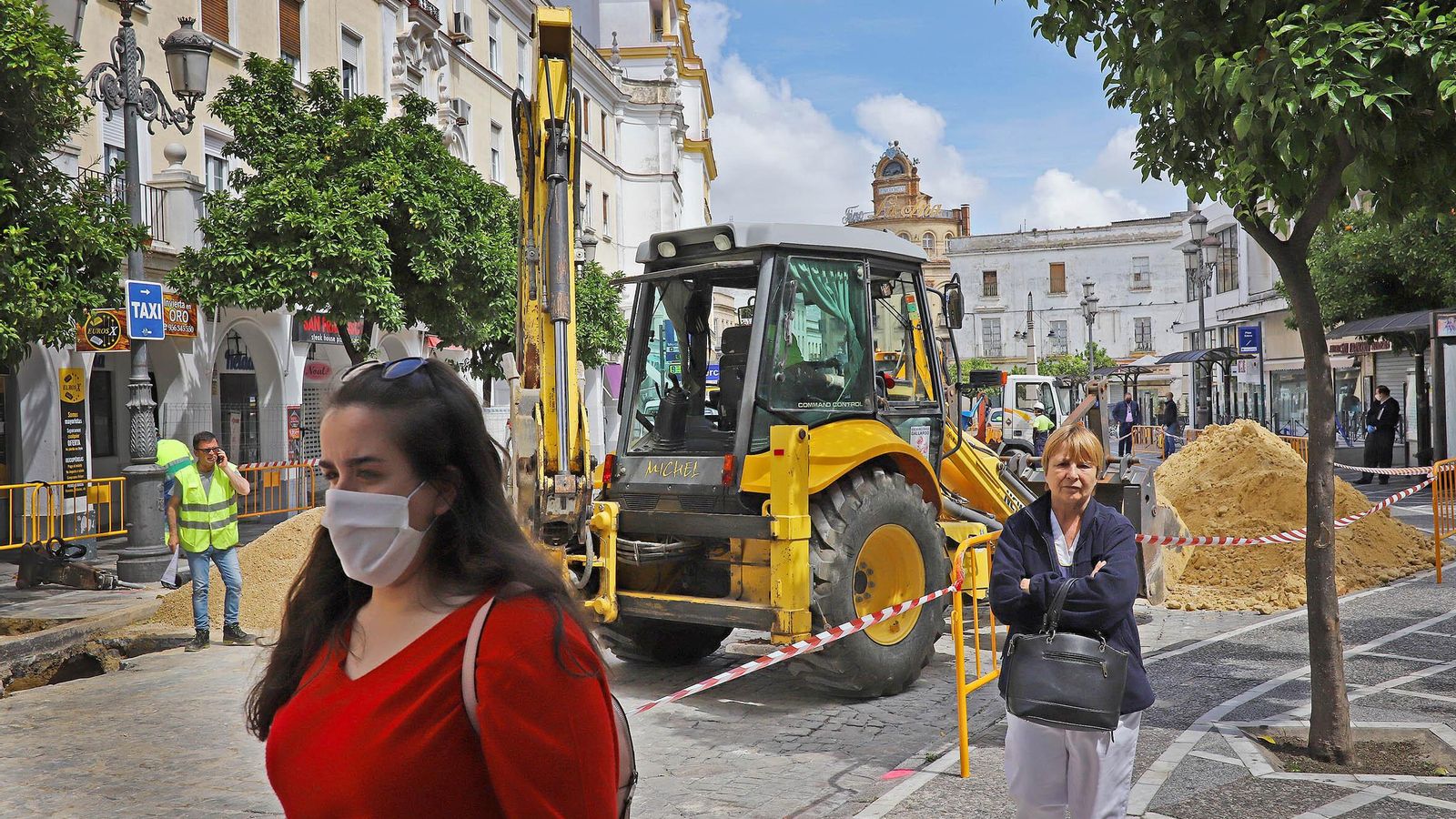 Inicio de las obras, en abril de 2020. Inicio de las obras, en abril de 2020.