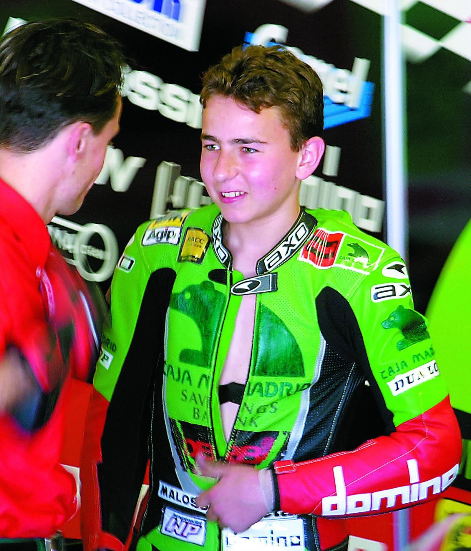 En 2002 y con 15 años recién cumplidos, Jorge Lorenzo debutó en el Mundial en el GP de España.