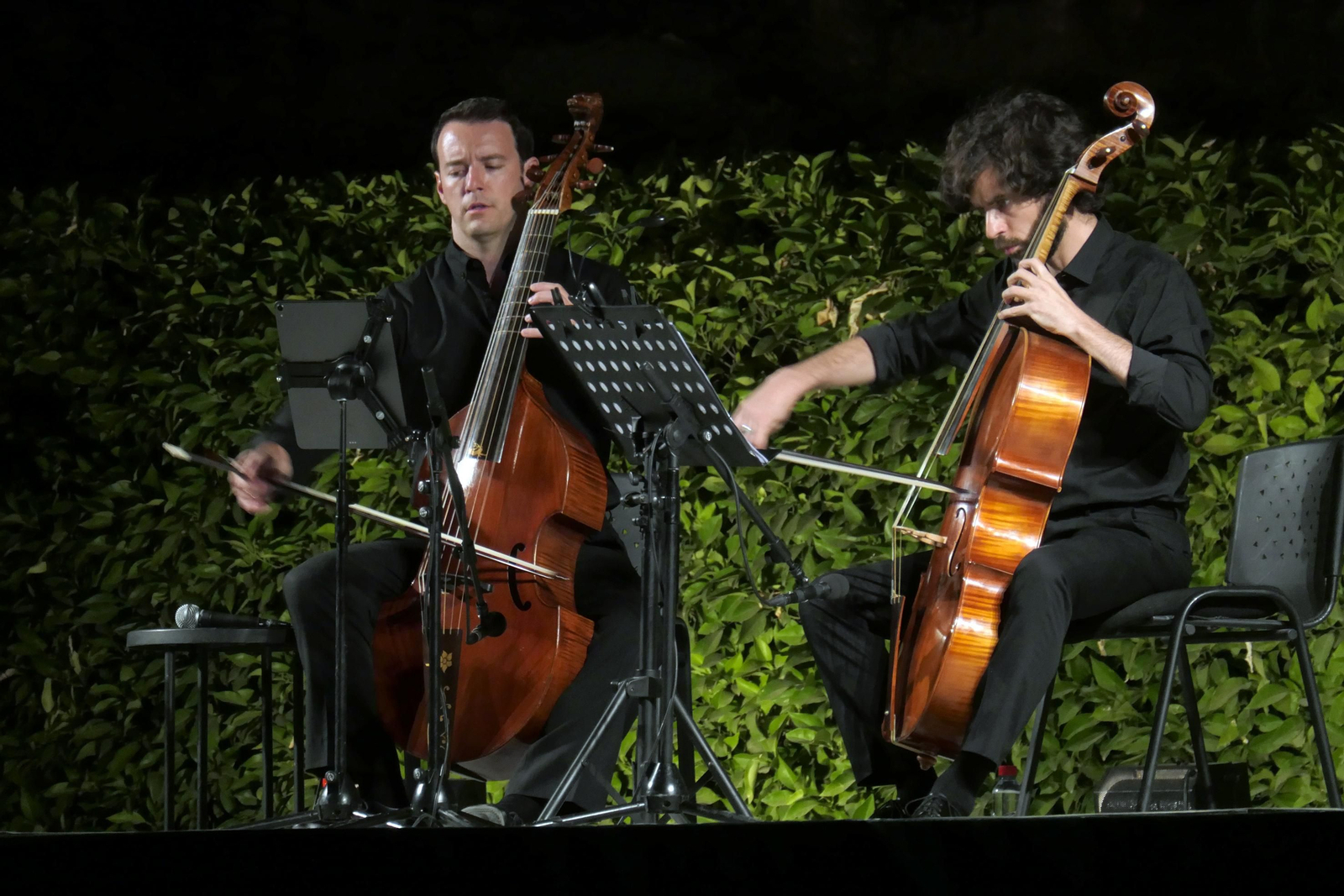Alejandro Marías y Pablo Garrido en el Alcázar.