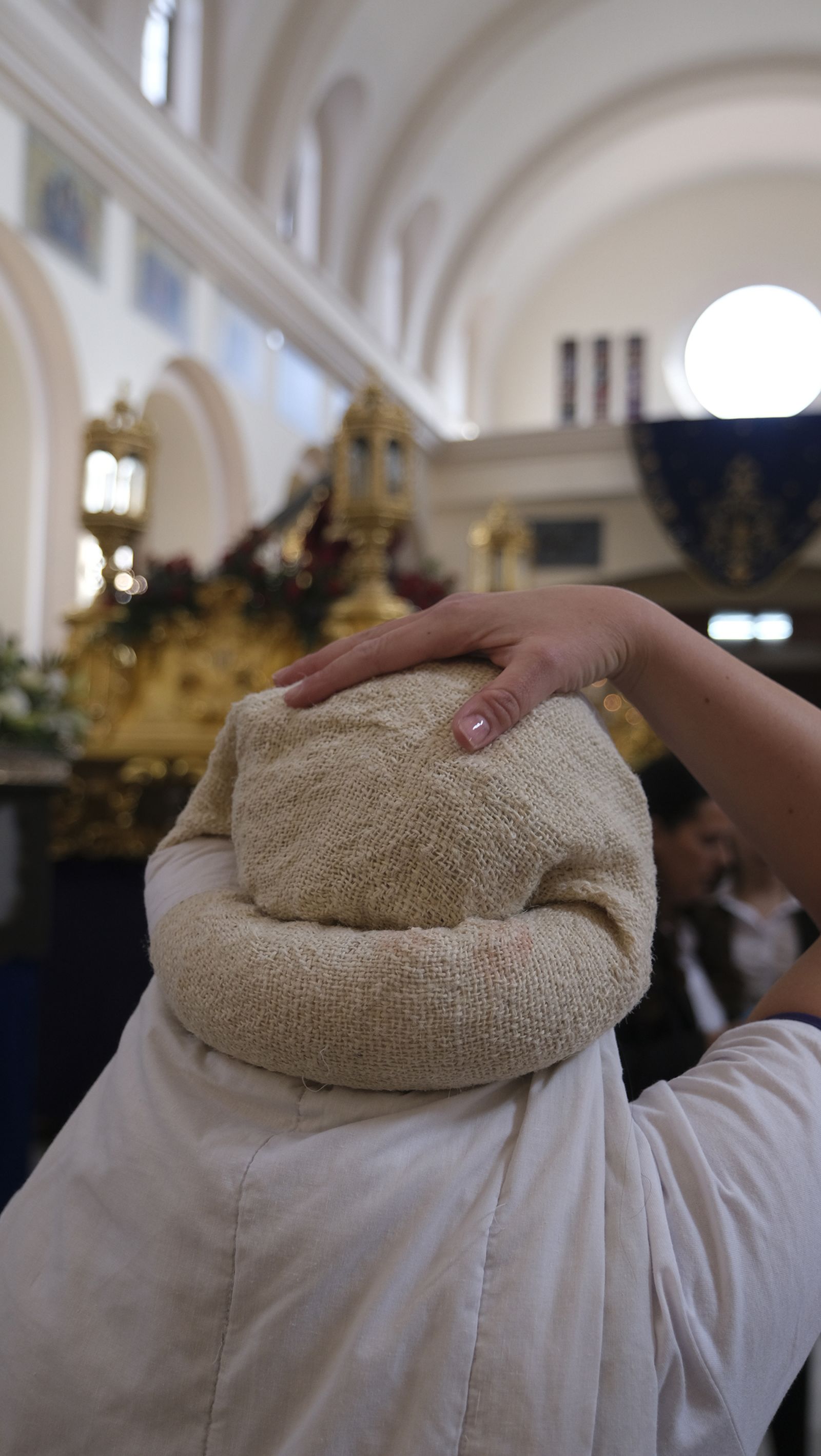 La procesión del Encuentro por las calles de Almería, en imágenes