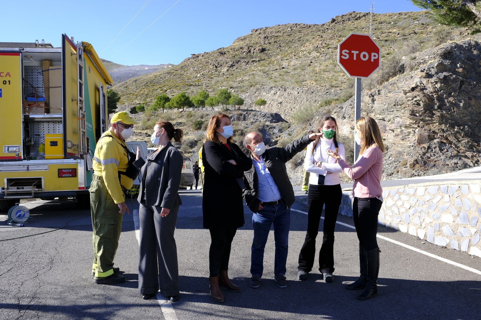 Fotogalería incendio en Castro de Filabres. Almería