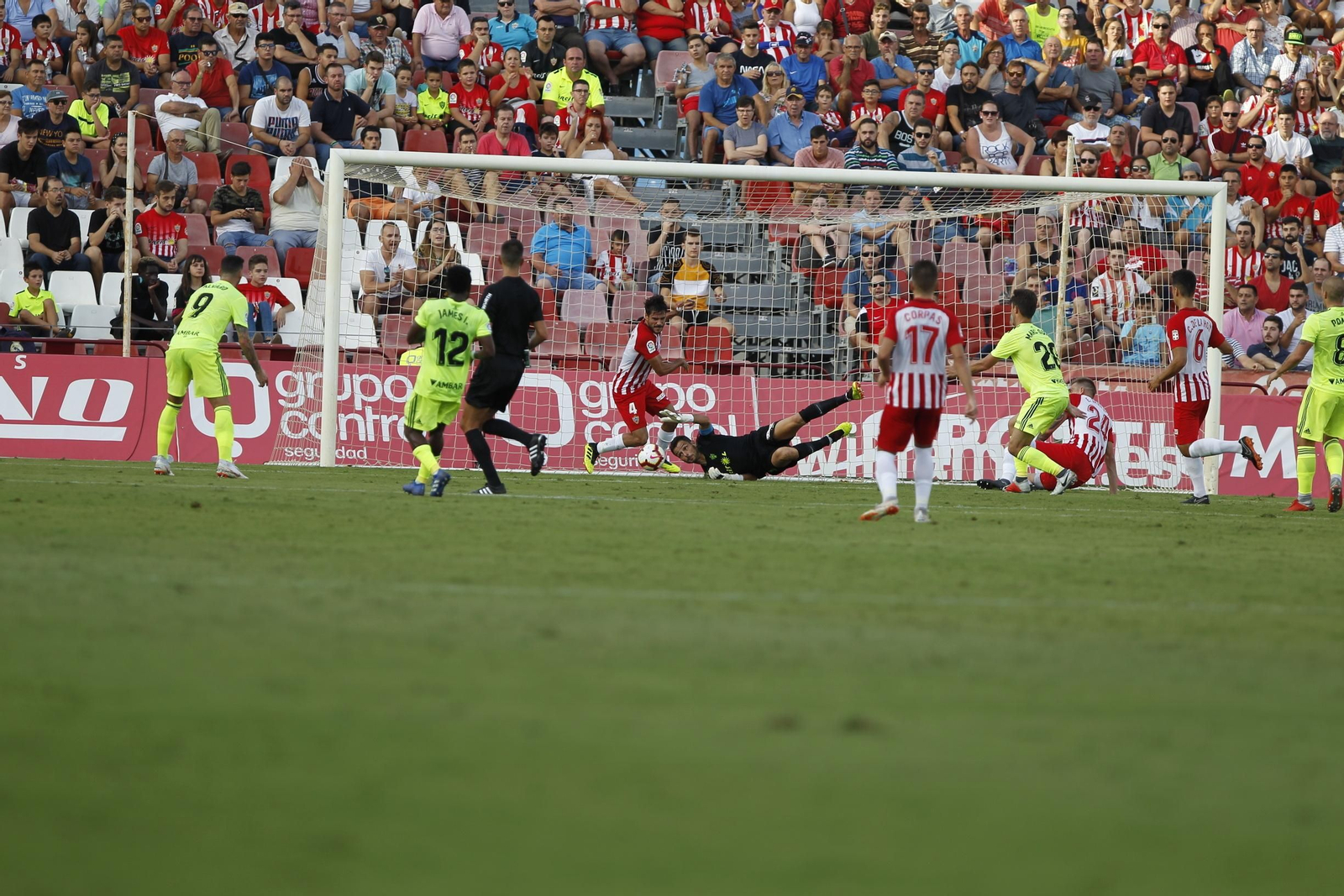 El UD Almería-Zaragoza, en imágenes