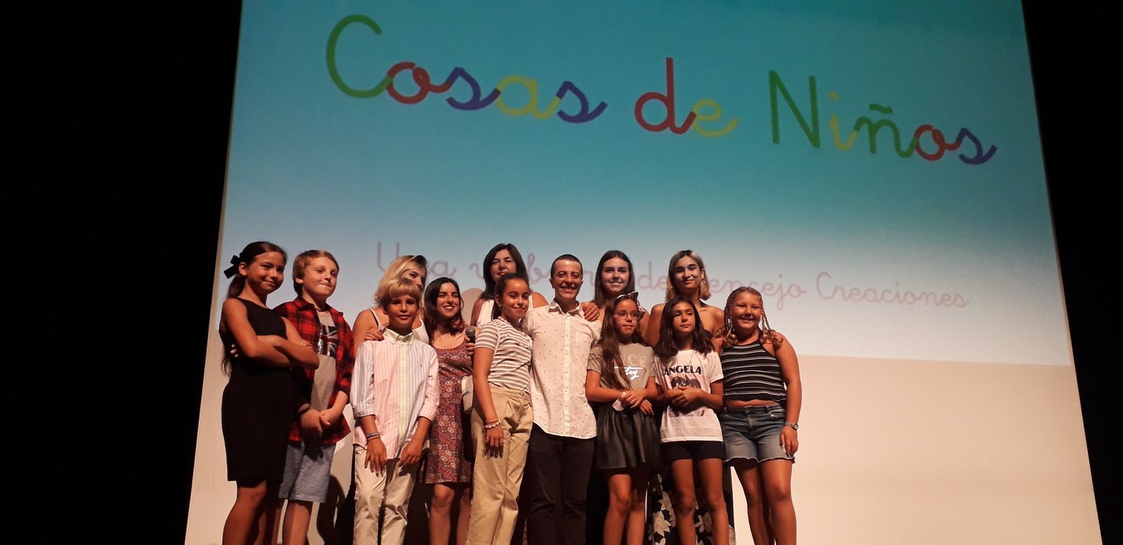 Un momento de la presentación de esta serie en el Teatro Moderno.