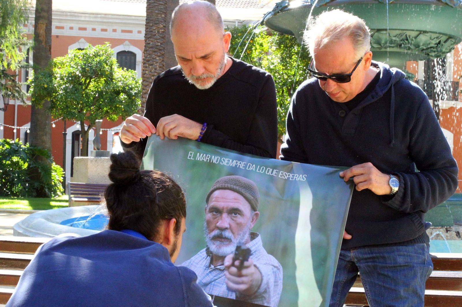 Imágenes de la entrega del premio Ciudad de Huelva a Darío Grandinetti.