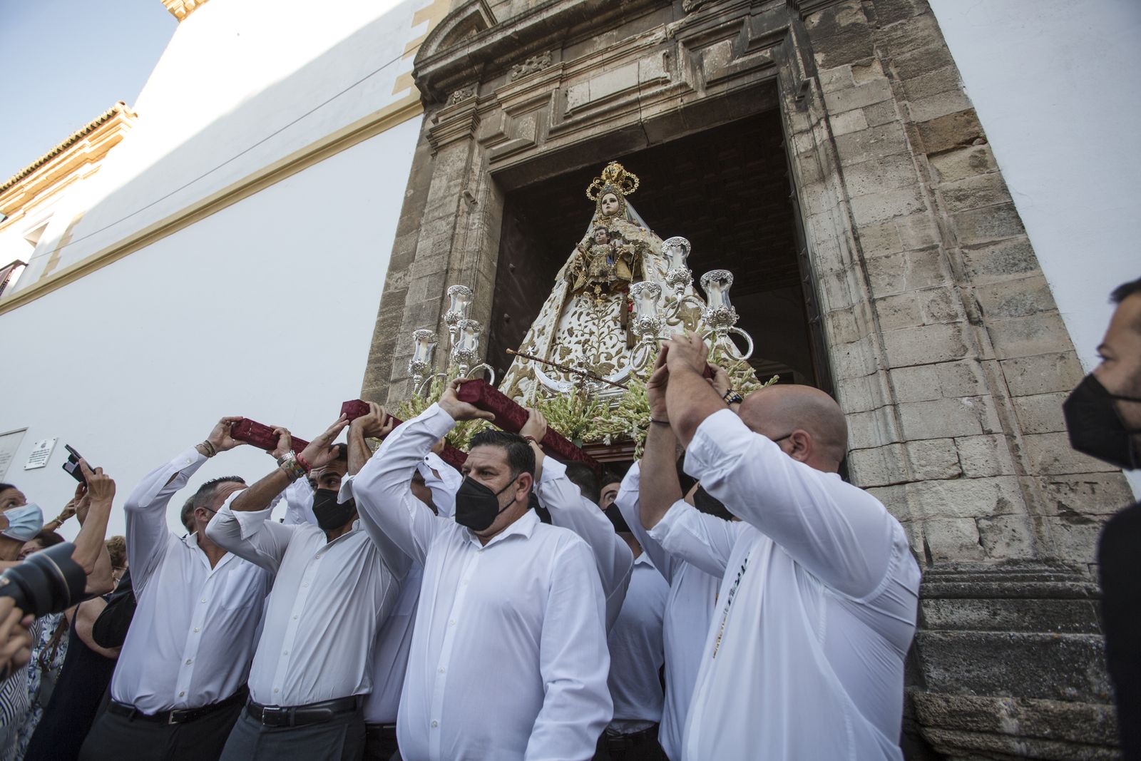 Las imágenes de la procesión de la Virgen del Rosario