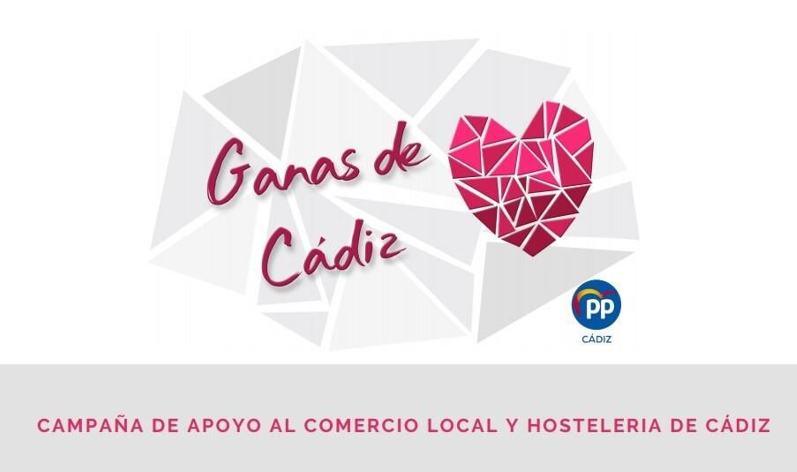 Imagen de la campaña del PP en apoyo al comercio y la hostelería