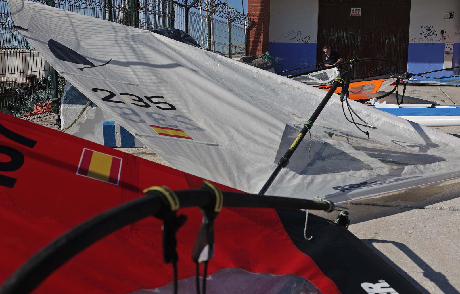 Fotos de la segunda jornada de la Copa de Andalucía de la clase windsurfer en La Línea